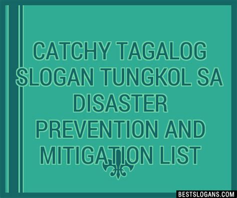 slogan tungkol sa kaligtasan|100+ Catchy Tagalog Kaligtasan Slogans 2024 + Generator .